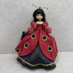 Marie Osmond Red Dress Beauty Bug Ball Ladybug Vinyl 11" 1999 Vintage